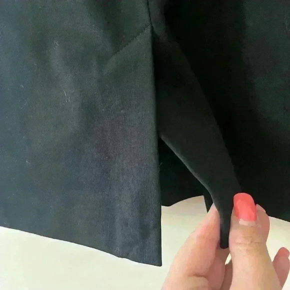 A New Day Black Skirt Knee Length with Slit, Polyester and Spandex Women’s 4 - Picture 8 of 10
